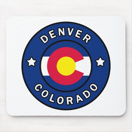 Tapis De Souris Denver Colorado (Devant)