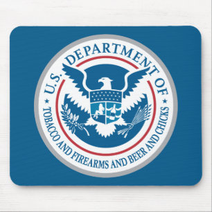 Tapis De Souris Département des USA de tabac et armes à feu et