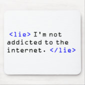 Tapis De Souris Dépendance d'Internet (Devant)