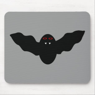 Tapis De Souris Déplaisant Halloween Vampire Bat Mousepad