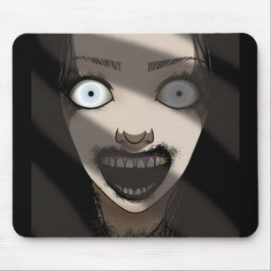 Tapis De Souris Déplaisante Dame fantôme hantée