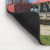 Tapis De Souris Dépôt Ferroviaire Midwest avec barils (Coin)