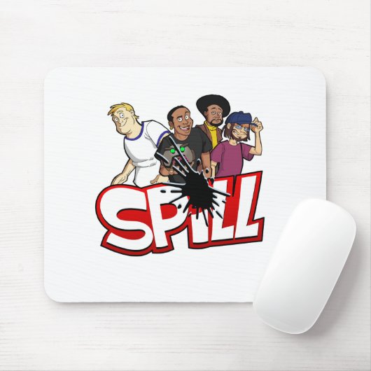 Tapis de souris d'équipage de flaque (Avec souris)