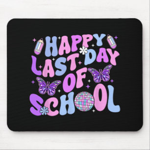 Tapis De Souris Dernier Jour D'école Prof Boy Girl Diplômé Bonjour