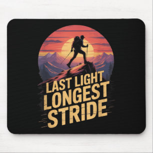 Tapis De Souris Dernière lumière plus longue foulée coucher de sol