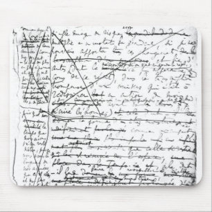 Tapis De Souris Dernière page 'd'une La Recherche du Temps Perdu'