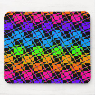 Tapis De Souris Derniers ravissants motifs à carreaux de couleurs