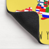 Tapis de souris des drapeaux du quartier de New Yo (Coin)
