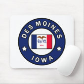 Tapis De Souris Des Moines Iowa (Avec souris)