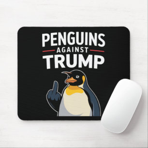Tapis De Souris Des palmes de pingouin contre Trump