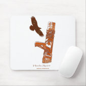 Tapis de souris des Premières nations Haida Eagle (Avec souris)