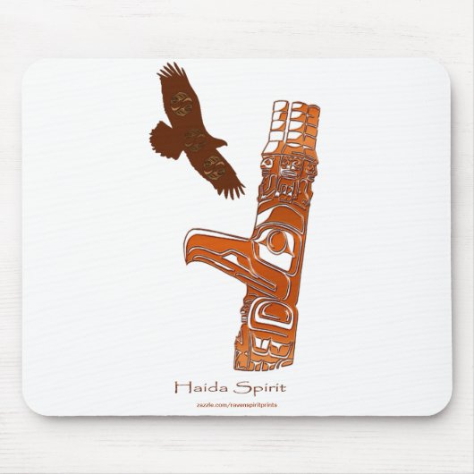 Tapis de souris des Premières nations Haida Eagle (Devant)