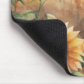 Tapis De Souris Des tournesols dans un pré (Coin)
