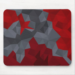 Tapis De Souris Des triangles gris, rouges disposés aléatoirement.