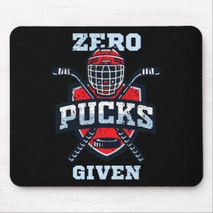 Tapis De Souris Des trucs de garçon de hockey ou des canettes Zéro