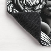 Tapis De Souris Des yeux de beauté complexes de l'âme (Coin)