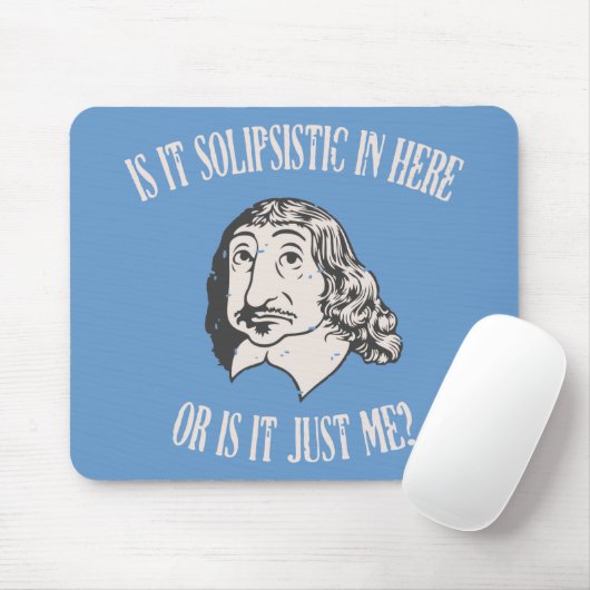 Tapis De Souris Descartes Solipsistic (Avec souris)