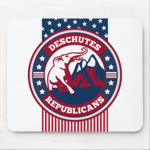 Tapis De Souris Deschutes Républicains Nouveau Logo Souris Pad Pat