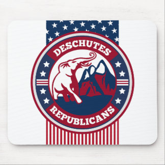 Tapis De Souris Deschutes Républicains Nouveau Logo Souris Pad Pat