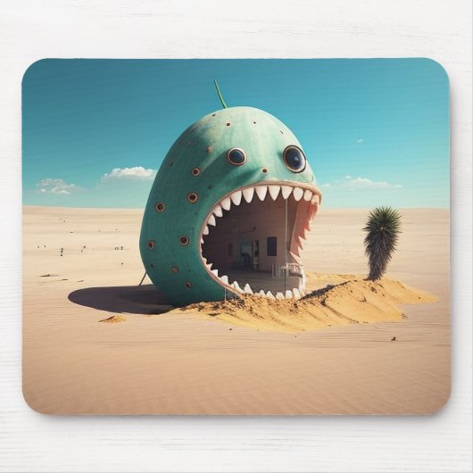 Tapis De Souris Desert Monstre (Devant)