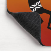 Tapis De Souris Desert Sunet Kokopelli Sud-Ouest Orange (Coin)