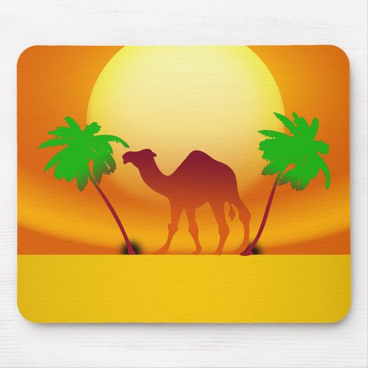 Tapis De Souris Desert Sunset Mousepad (Devant)