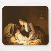 Tapis De Souris Déshabiller le bébé, 1880 (Devant)