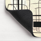 Tapis De Souris Design abstrait moderne, lignes dynamiques Lancer  (Coin)