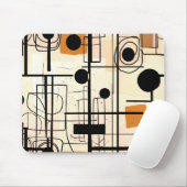 Tapis De Souris Design abstrait moderne, lignes dynamiques Lancer  (Avec souris)