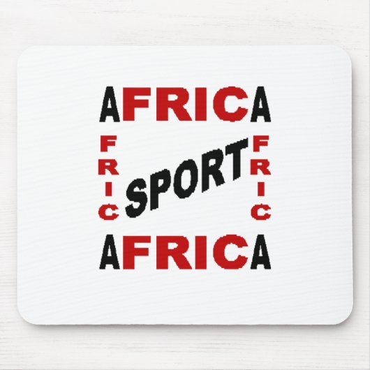Tapis de souris  DESIGN  AFRICA  SPORT (Devant)
