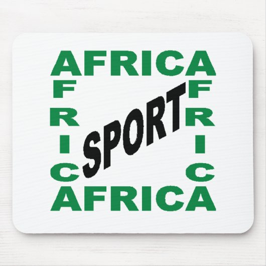 Tapis de souris  DESIGN  AFRICA  SPORT (Devant)