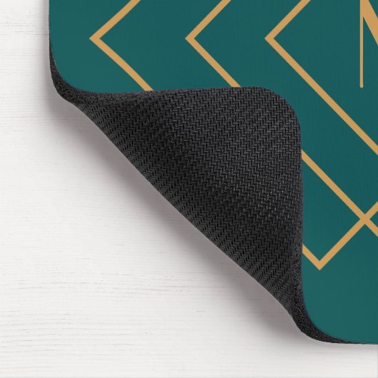 Tapis De Souris Design Art Déco simple or élégant (Coin)