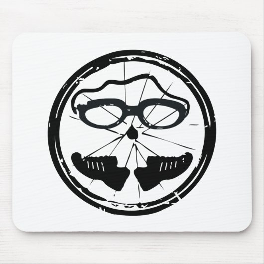 Tapis De Souris Design artistique cool de triathlon (Devant)