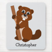 Tapis De Souris Design Beaver (Devant)