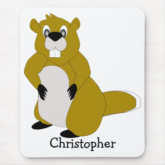 Tapis De Souris Design Beaver (Devant)