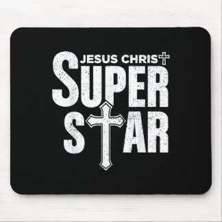 Tapis De Souris Design chrétien vintage Jésus-Christ super 