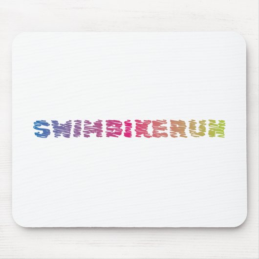 Tapis De Souris Design cool de triathlon (Devant)
