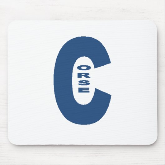 Tapis de souris  DESIGN  CORSE   FRANCE (Devant)