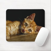 Tapis De Souris Design - Cute chaton (Avec souris)
