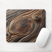 Tapis De Souris Design d'art en bois Abstrait (Avec souris)