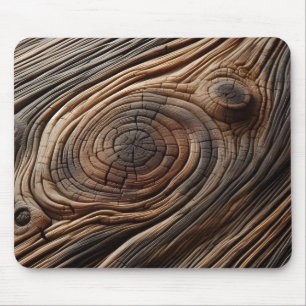 Tapis De Souris Design d'art en bois Abstrait