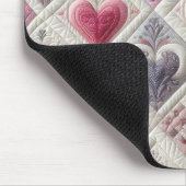 Tapis De Souris Design de coeur Valentin courbé (Coin)
