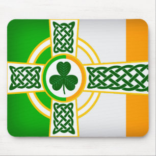Tapis De Souris Design de drapeau irlandais celtique pour pavé sou