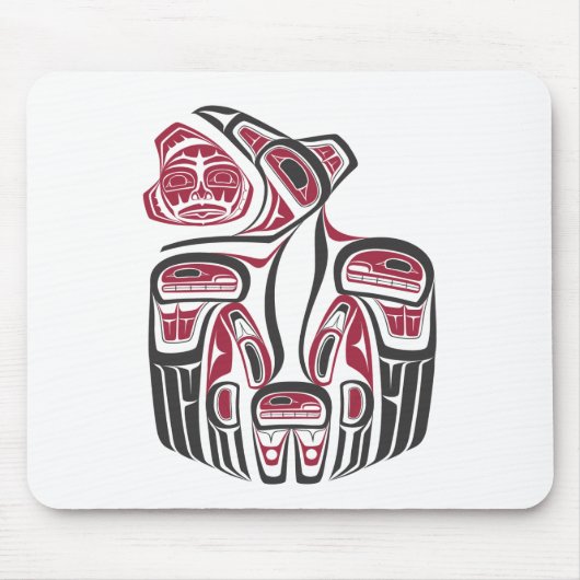 Tapis De Souris Design de Haida Raven (Devant)