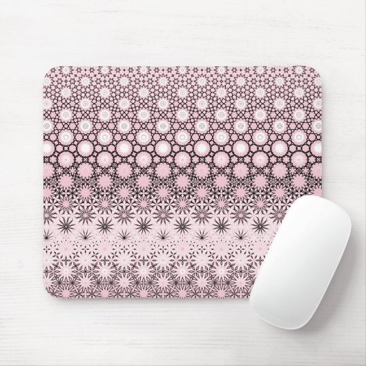 Tapis De Souris Design de métamorphose rose (Avec souris)