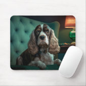 Tapis De Souris Design de portrait classique de Cocker Spaniel élé (Avec souris)
