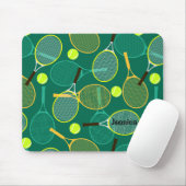 Tapis De Souris Design de tennis (Avec souris)