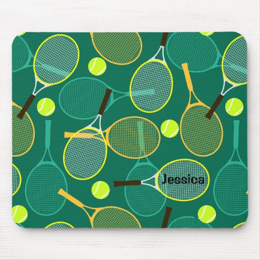 Tapis De Souris Design de tennis (Devant)