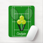 Tapis De Souris Design de tennis (Avec souris)