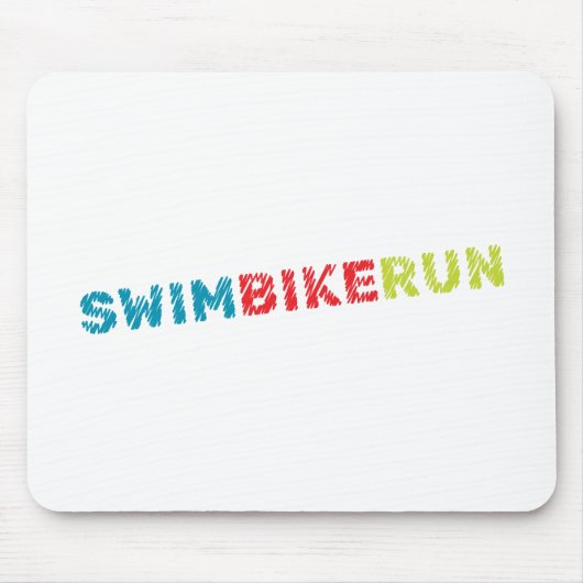 Tapis De Souris Design de triathlon (Devant)